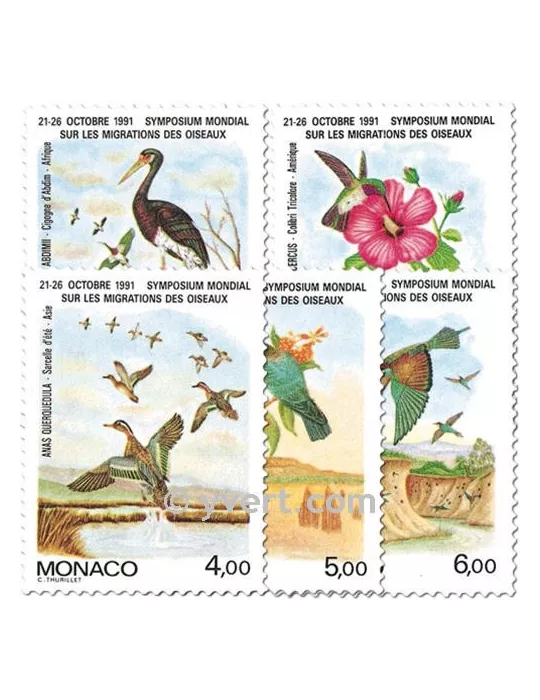 n° 1754/1758 - Timbre Monaco Poste
