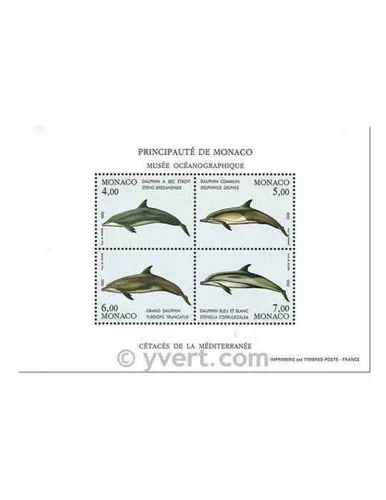 n° 1821/1824 (BF 56) - Timbre Monaco Poste