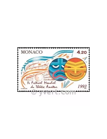n° 1869 - Timbre Monaco Poste