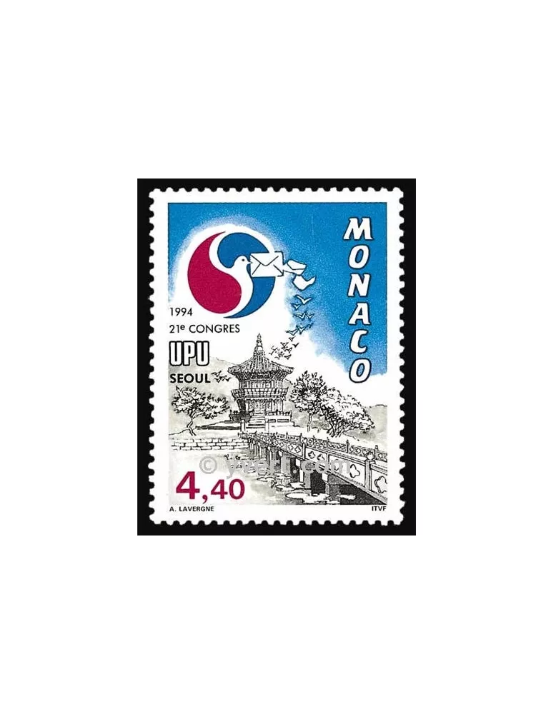 n° 1944 - Timbre Monaco Poste