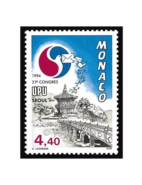 n° 1944 - Timbre Monaco Poste