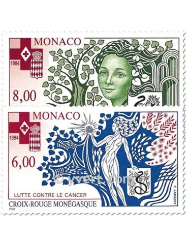 n° 1960/1961 - Timbre Monaco Poste 2