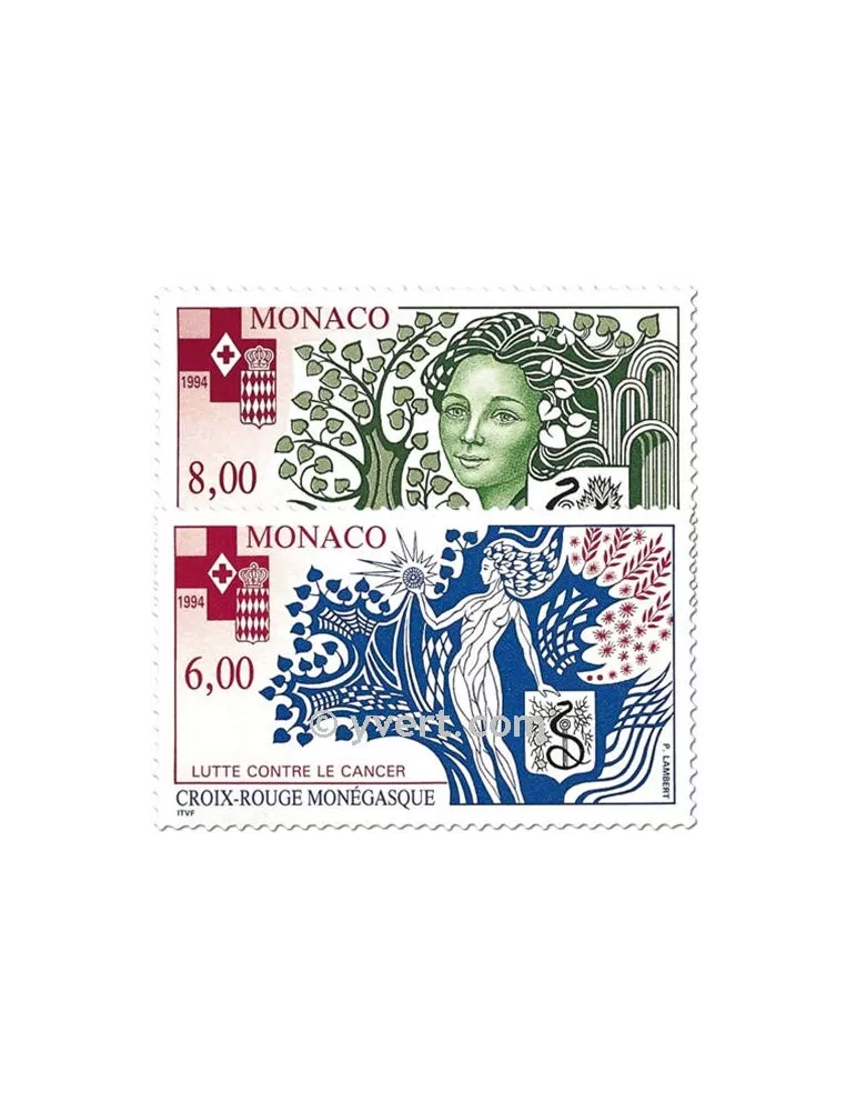 n° 1960/1961 - Timbre Monaco Poste