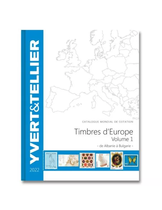 EUROPE Volume 1 - 2022 (Catalogue des timbres des pays d´Europe de A à B)