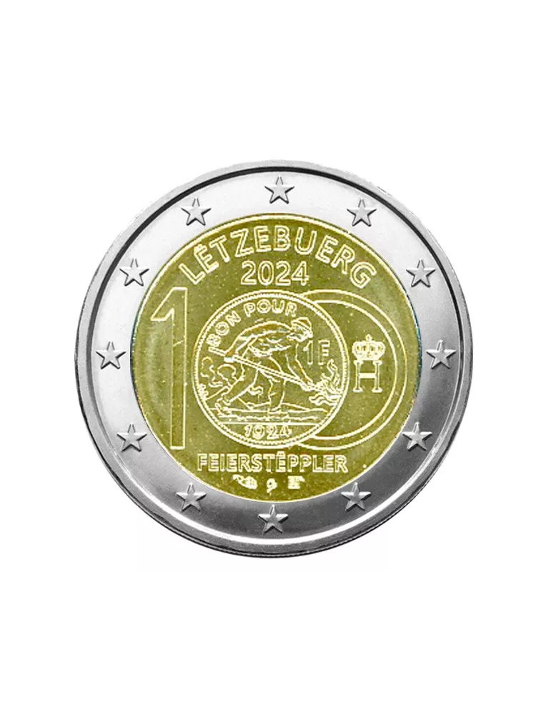 2 EURO COMMEMORATIVE 2024 : LUXEMBOURG (100 ans des Francs Luxembourgeois)
