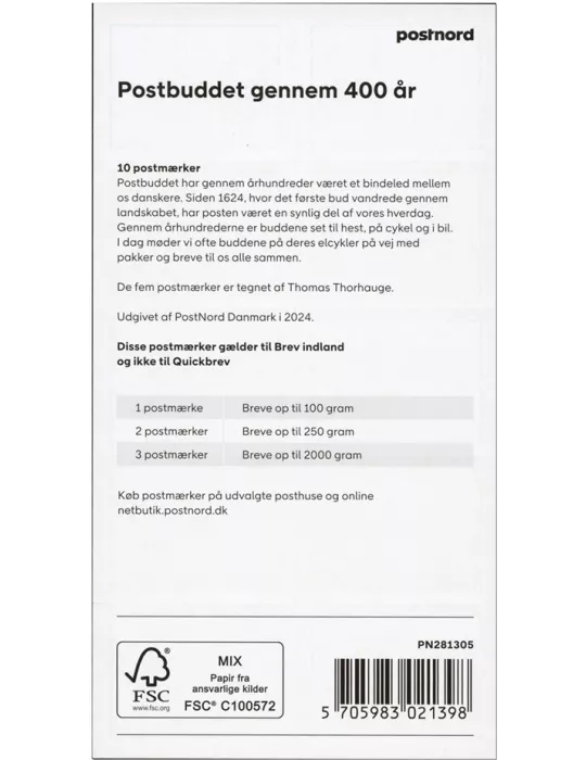 n° C2085 - Timbre DANEMARK Carnets