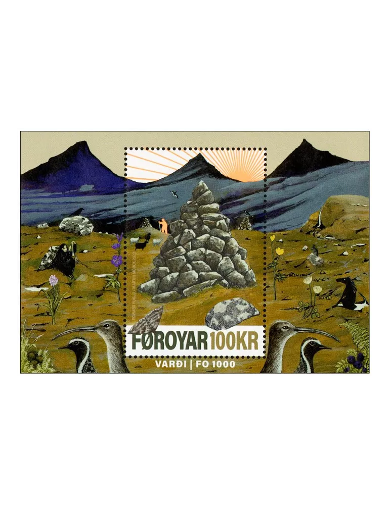 n° F1064 - Timbre ILE FEROE Poste