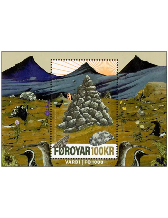 n° F1064 - Timbre ILE FEROE Poste