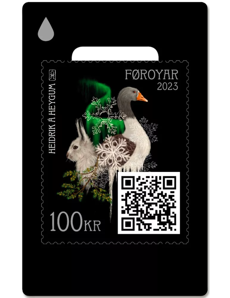 n° 45383 - Timbre ILE FEROE Timbres Crypto