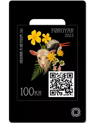 n° 45383 - Timbre ILE FEROE Timbres Crypto 2