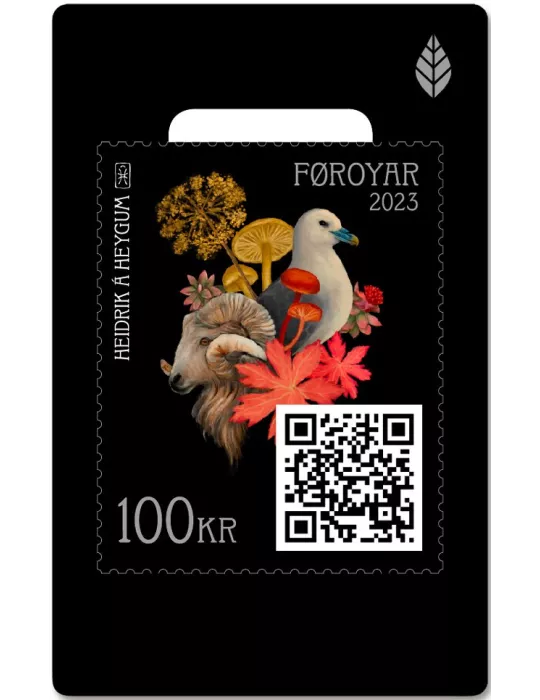 n° 45383 - Timbre ILE FEROE Timbres Crypto