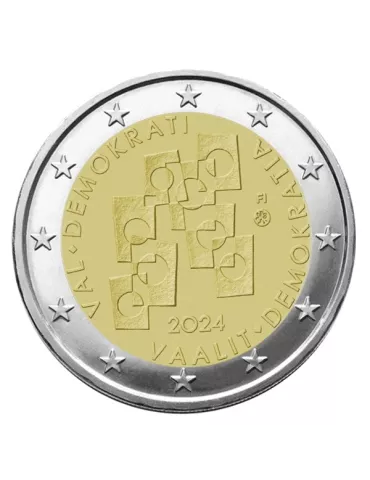 2 EURO COMMEMORATIVE 2024 : FINLANDE (Elections et Démocratie)
