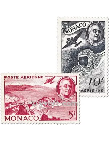 n° 19/21 - Timbre Monaco Poste aérienne 2