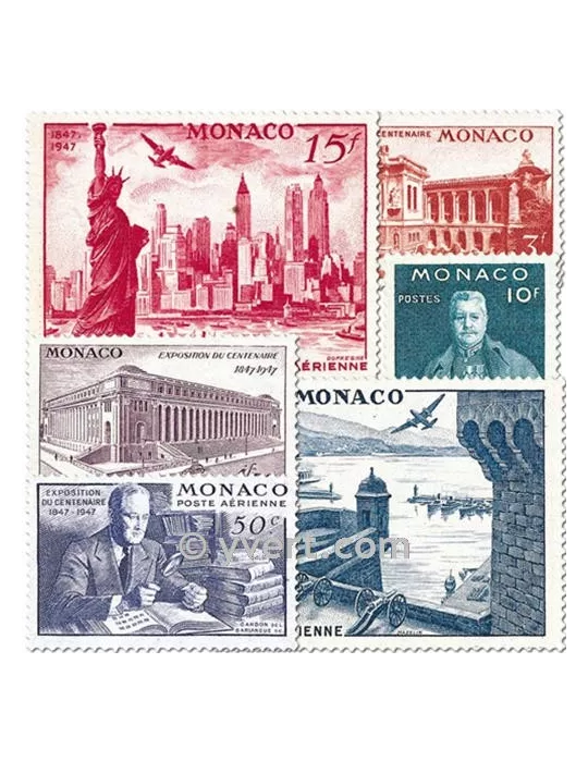 n° 22/27 - Timbre Monaco Poste aérienne
