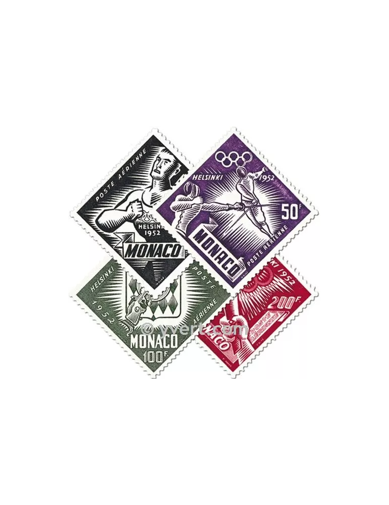 n° 51/54 - Timbre Monaco Poste aérienne
