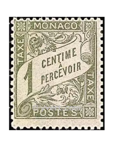 n° 1 - Timbre Monaco Taxe
