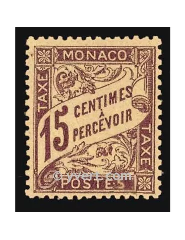n° 5 - Timbre Monaco Taxe 2