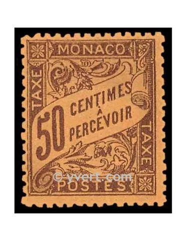 n° 7 - Timbre Monaco Taxe 2