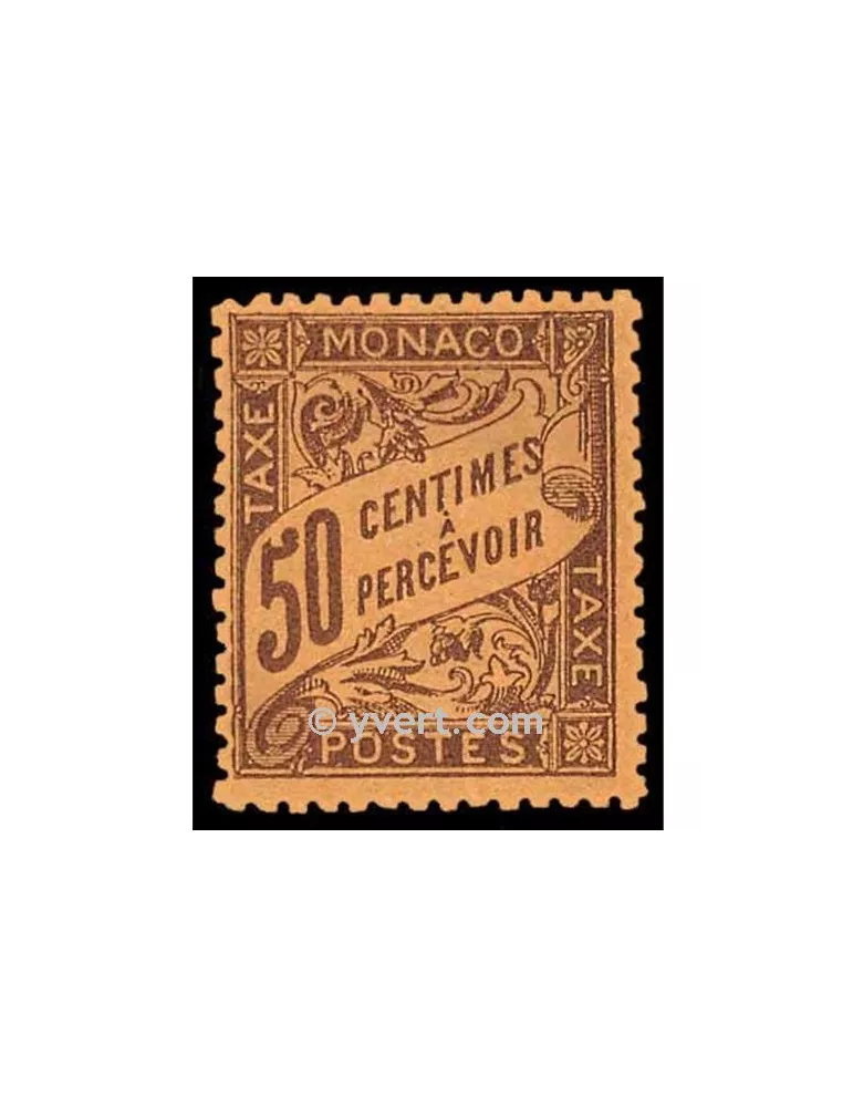 n° 7 - Timbre Monaco Taxe