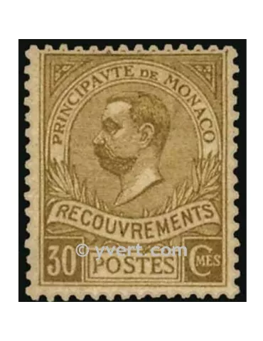 n° 10 - Timbre Monaco Taxe 2