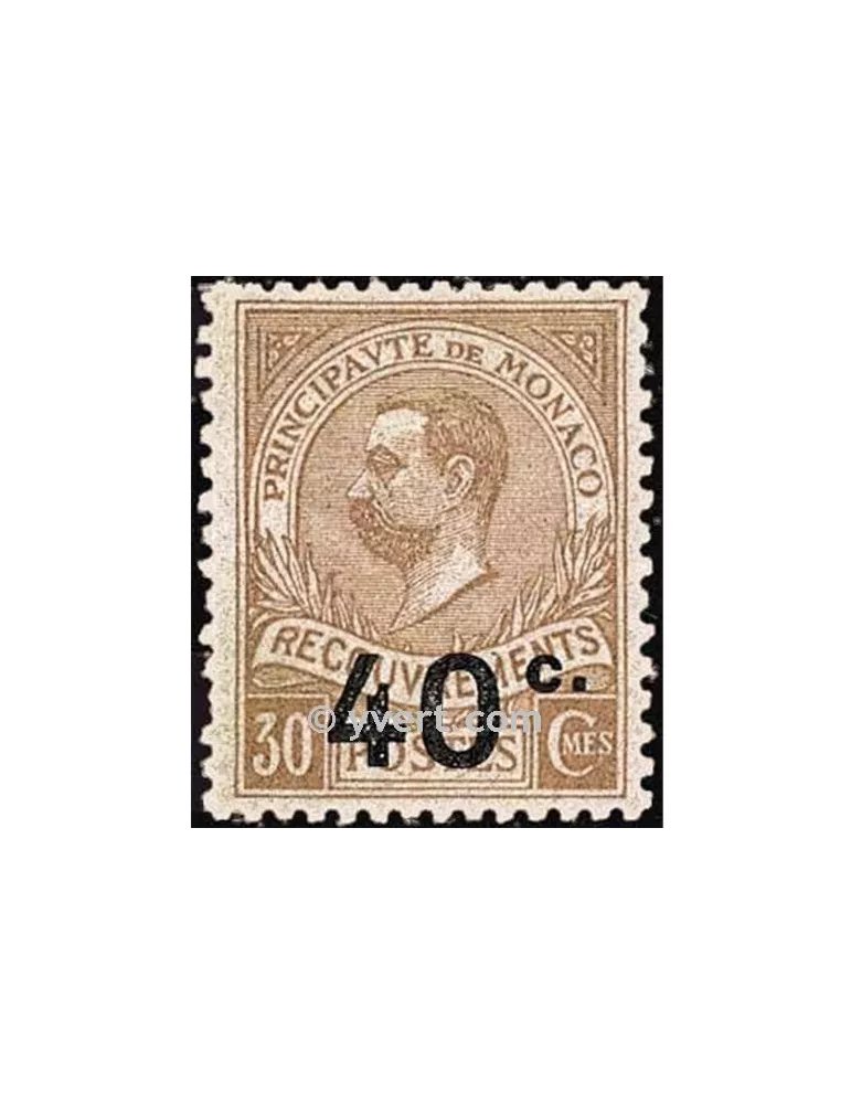 n° 12 - Timbre Monaco Taxe