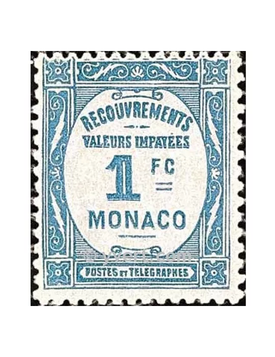 n° 27 - Timbre Monaco Taxe