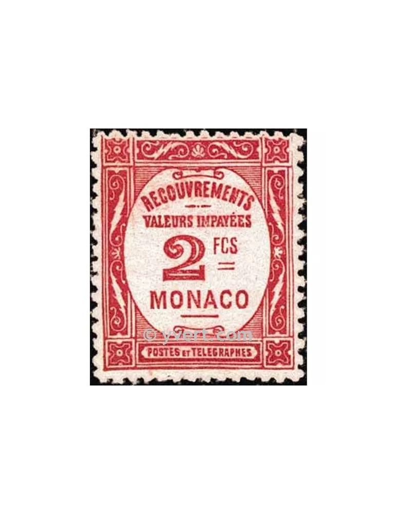 n° 28 - Timbre Monaco Taxe
