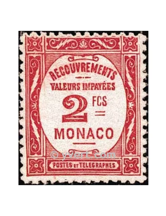 n° 28 - Timbre Monaco Taxe