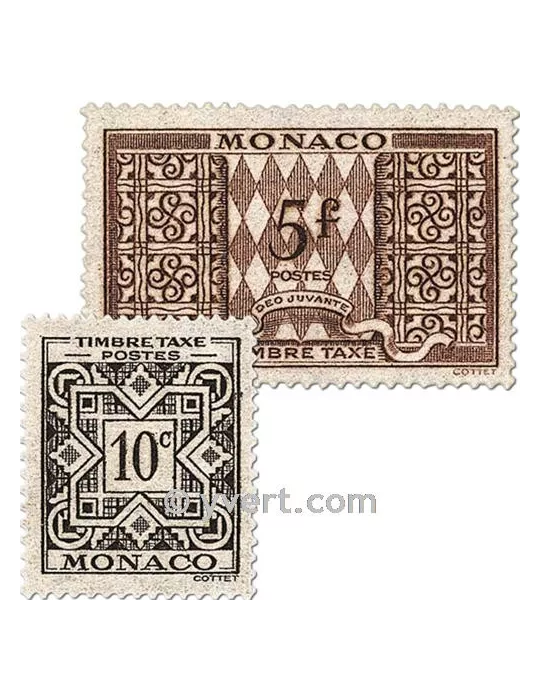 n° 29/39 - Timbre Monaco Taxe