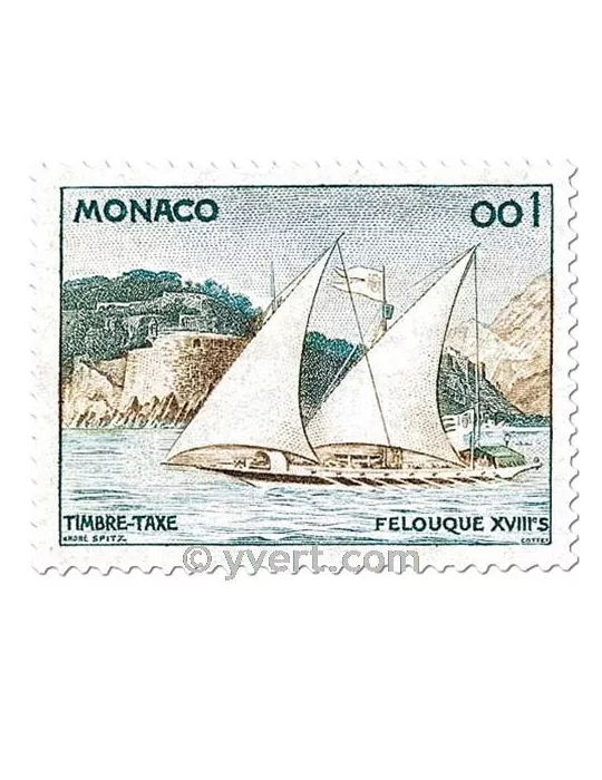 n° 56/62 - Timbre Monaco Taxe