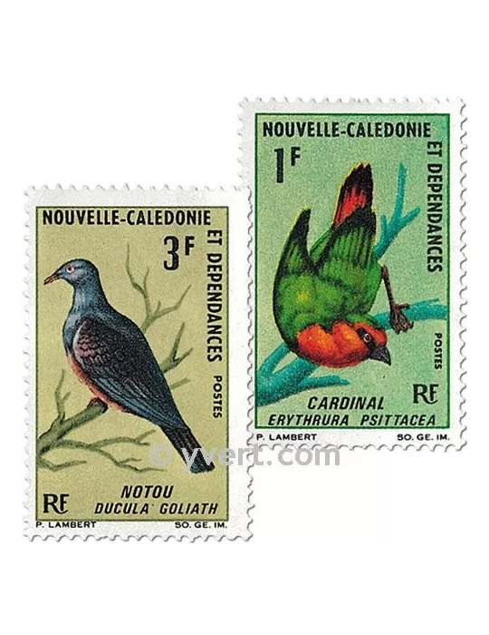 n° 330/331 - Timbre Nelle-Calédonie Poste