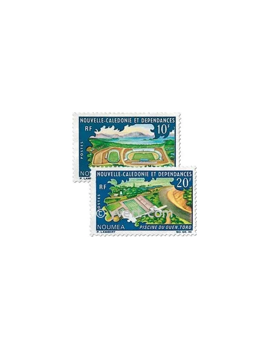n° 337/338 - Timbre Nelle-Calédonie Poste