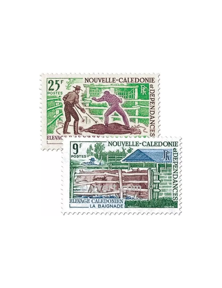 n° 356/357 - Timbre Nelle-Calédonie Poste