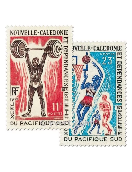 n° 375/376 - Timbre Nelle-Calédonie Poste