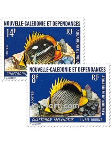 n° 387/388 - Timbre Nelle-Calédonie Poste 2
