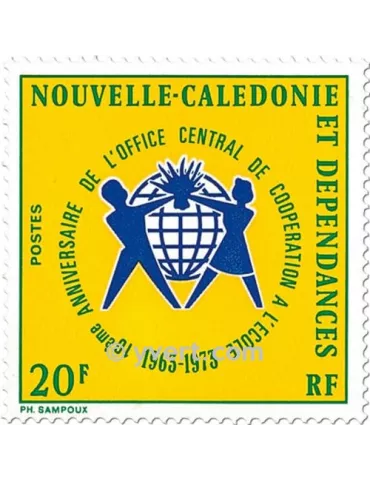 n° 389 - Timbre Nelle-Calédonie Poste 2