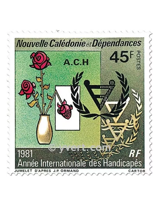 n° 451 - Timbre Nelle-Calédonie Poste