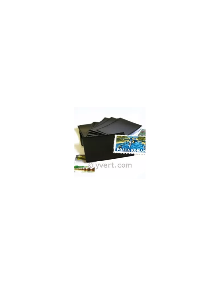 Pochettes double soudure - Lxh:111x161mm (Fond noir)