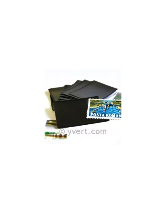 Pochettes double soudure - Lxh:111x161mm (Fond noir)