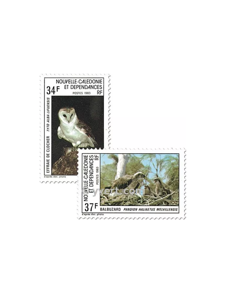 n° 479/480 - Timbre Nelle-Calédonie Poste
