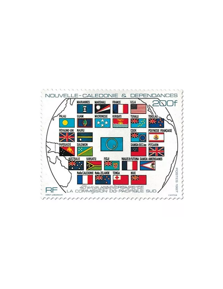 n° 544 - Timbre Nelle-Calédonie Poste