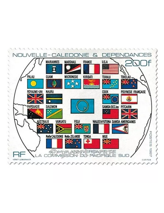 n° 544 - Timbre Nelle-Calédonie Poste