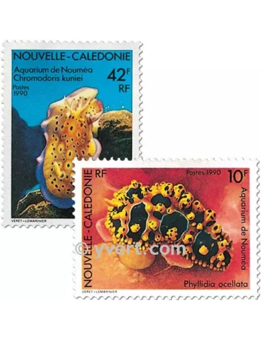 n° 594/595 - Timbre Nelle-Calédonie Poste 2