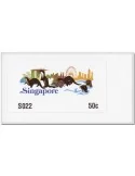 n° 25 - Timbre SINGAPOUR Timbres de distributeurs