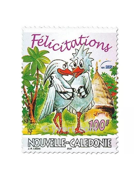 n° 834/836 - Timbre Nelle-Calédonie Poste