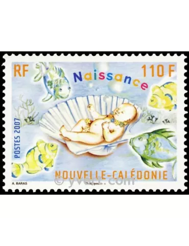 n° 1031 - Timbre Nelle-Calédonie Poste 2