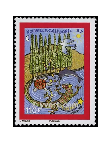 n° 1059 - Timbre Nelle-Calédonie Poste 2