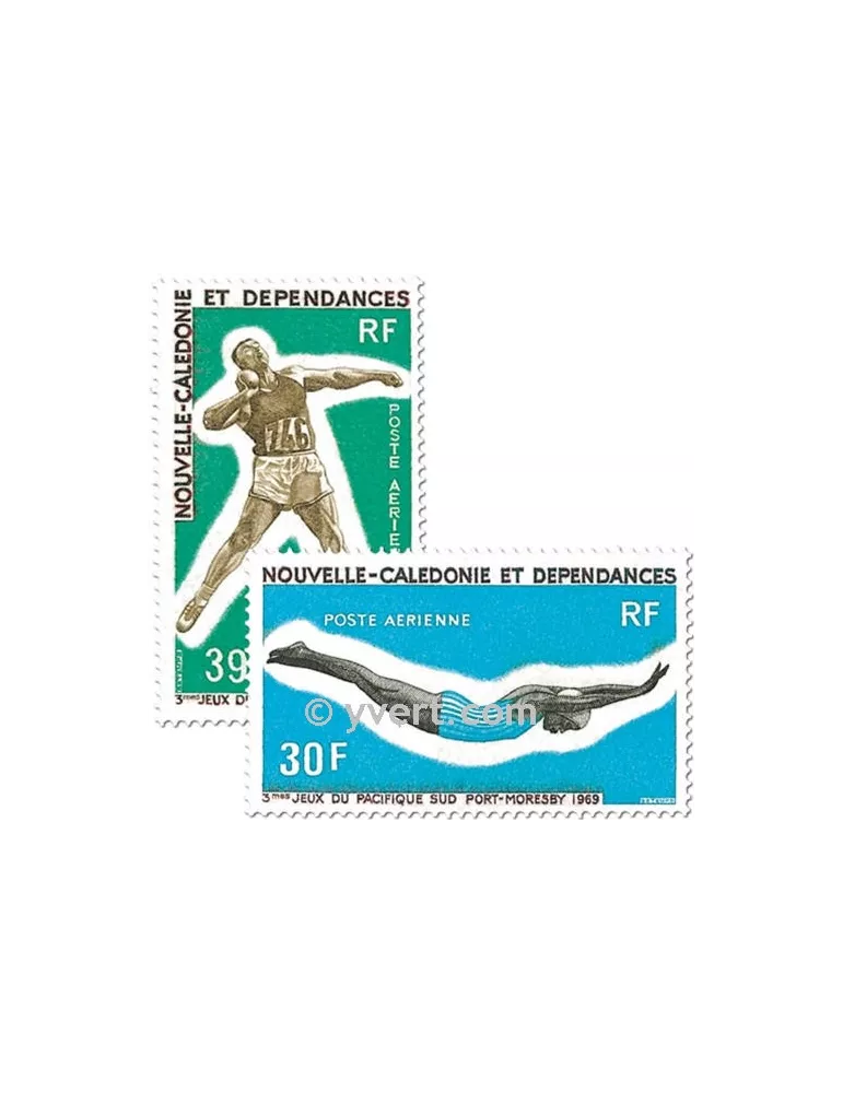 n° 106/107 - Timbre Nelle-Calédonie Poste aérienne