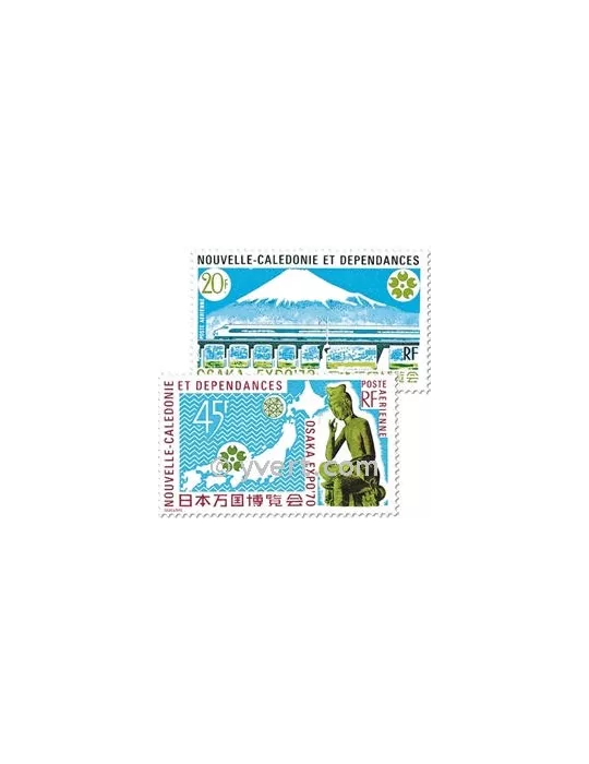n° 117/118 - Timbre Nelle-Calédonie Poste aérienne