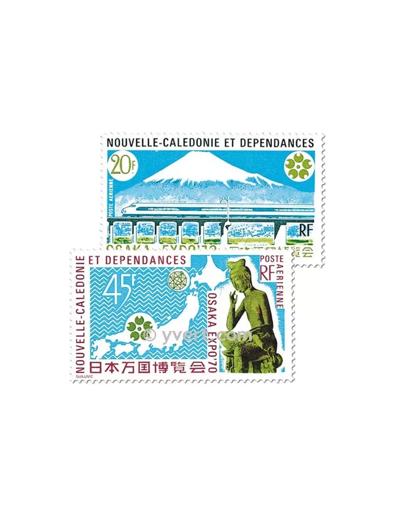 n° 117/118 - Timbre Nelle-Calédonie Poste aérienne